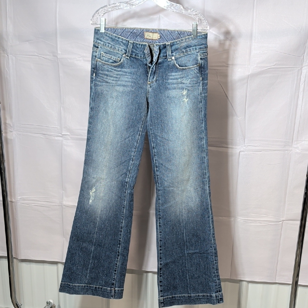 PAIGE Light Blue Flare Jeans